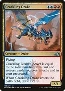 Crackling Drake - Guilds of Ravnica | MTG Card - Image 4