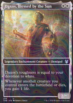 Foil Daxos, Blessed by the Sun - Theros Beyond Death | MTG Card - Image 3