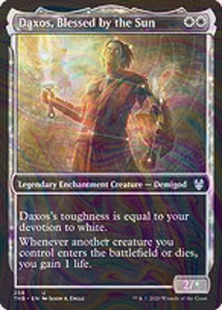 Foil Daxos, Blessed by the Sun - Theros Beyond Death | MTG Card - Image 4