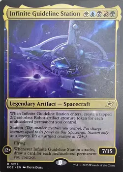 MTG Epic 5-Color Artifact Commander Deck-Infinite Guideline Station-Robot Army - Image 1