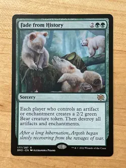 MTG NM Fade from History [The Brothers' War] - Image 1
