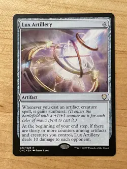MTG NM Lux Artillery [Phyrexia: All Will be One Commander] - Image 1