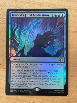 MTG NM Hurkyl's Final Meditation Foil [The Brothers' War] - Image 1