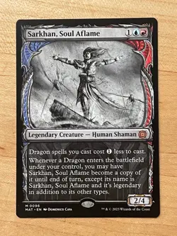 MTG NM Sarkhan, Soul Aflame Showcase [March of the Machines; Aftermath] - Image 1
