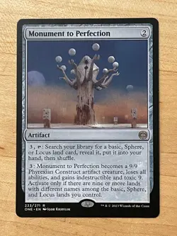 MTG NM Monument to Perfection [Phyrexia: All Will be One] - Image 1