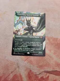 Chatterfang, Squirrel General Borderless Foil Modern Horizons 2 MTG NM - Image 1