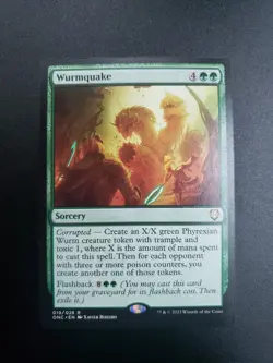 Wurmquake [Phyrexia: All Will Be One Commander] Magic MTG - Image 1