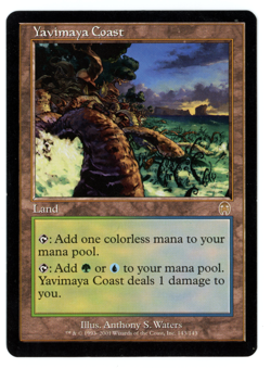 Yavimaya Coast -- MTG (SP Quality) - Apocalypse - See scans!! - Image 1