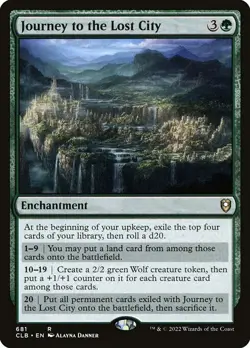 Journey to the Lost City - Commander Legends: Battle for Baldur's Gate | MTG Car - Image 1