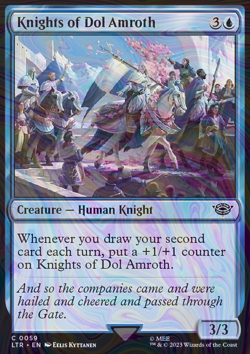 Foil Knights of Dol Amroth - The Lord of the Rings: Tales of Middle-earth | MTG - Image 3