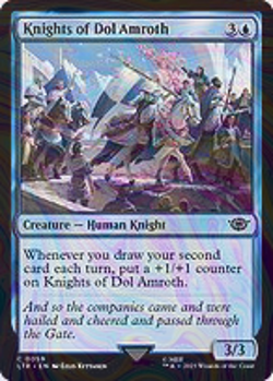Foil Knights of Dol Amroth - The Lord of the Rings: Tales of Middle-earth | MTG - Image 4