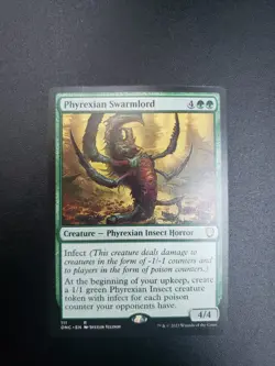 MTG Phyrexian Swarmlord (111/208) Phyrexia All Will Be One Commander LP - Image 1
