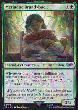 Foil Meriadoc Brandybuck - The Lord of the Rings: Tales of Middle-earth | MTG Ca - Image 3