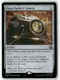 Peter Parker's Camera Marvel's Spider-Man Regular NM Magic MTG - Image 1