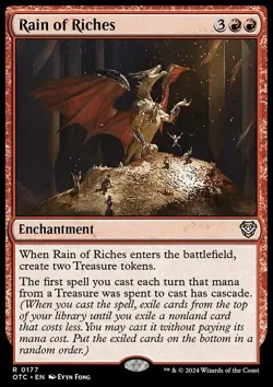 Rain of Riches - Outlaws of Thunder Junction Commander | MTG Card - Image 3