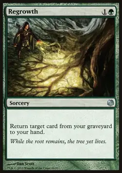 Regrowth - Duel Decks: Heroes vs. Monsters | MTG Card - Image 3
