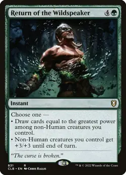 Return of the Wildspeaker - Commander Legends: Battle for Baldur's Gate | MTG Ca - Image 1