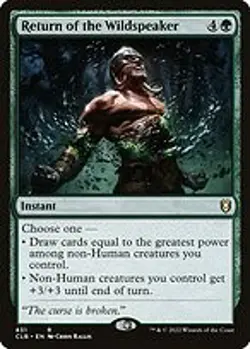 Return of the Wildspeaker - Commander Legends: Battle for Baldur's Gate | MTG Ca - Image 4