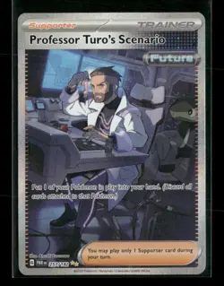 Professor Turo's Scenario - 257/182 Pokemon SV04: Paradox Rift Special Illustrat - Image 1