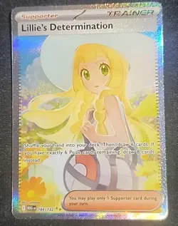 Pokemon Lillie's Determination SIR 184/132 Mega Evolution ENGLISH Pack Fresh - Image 2