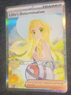 Pokemon Lillie's Determination SIR 184/132 Mega Evolution ENGLISH Pack Fresh - Image 4