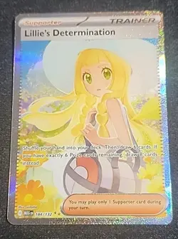 Pokemon Lillie's Determination SIR 184/132 Mega Evolution ENGLISH Pack Fresh - Image 5