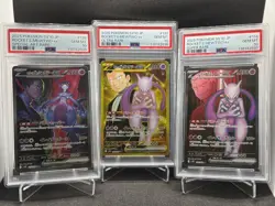 PSA 10 Pokemon Glory of Team Rocket Mewtwo EX SAR SR UR 114, 130, 125/098 Set JP - Image 2
