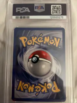 Brock's Vulpix Gold W Stamp PSA 8 Promo 37/132 Gym Challenge WOTC Pokemon Mag - Image 3