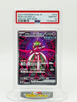 2024 POKEMON SV81 JP IRON VALIANT ex SPECIAL ART RARE #213 PSA 10 - Image 1