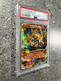 Pokemon TCG Cards M Charizard EX 107/106 Flashfire Secret Rare PSA 7 NM - Image 3
