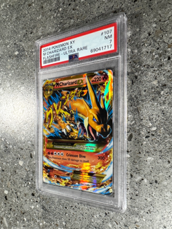 Pokemon TCG Cards M Charizard EX 107/106 Flashfire Secret Rare PSA 7 NM - Image 4