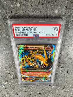 Pokemon TCG Cards M Charizard EX 107/106 Flashfire Secret Rare PSA 7 NM - Image 5