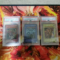 PSA 10 GM Slifer G4-01 Obelisk G4-02 Ra G4-03 Secret Rare Promo YuGiOh Japanese - Image 1