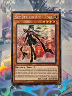 MP21-EN005 Sky Striker Ace - Roze Prismatic Secret Rare 1st Ed NM YuGiOh TCG - Image 1