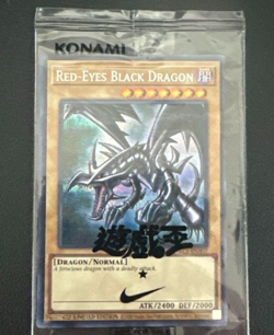 Yugioh Red-Eyes Black Dragon Nike Worlds Promo NKC1-EN002 Collaboration 2025 - Image 1
