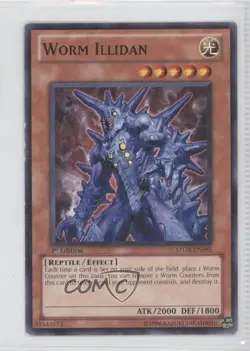 Worm Illidan 1st Ed. YuGiOh Storm of Ragnarok #STOR-EN095 READ - Image 1