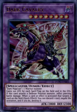 YUGIOH DARK CAVALRY ULTRA RARE DUPO-EN002 NM-MINT - Image 1