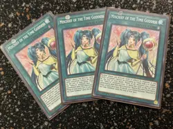 Yugioh 3x Mischief Of The Time Goddess SHVA Secret Rare 1st Ed, NM/VLP - Image 5