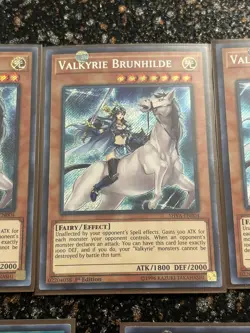 Yugioh 3x Valkyrie Brunhilde SHVA 1st Ed NM/VLP - Image 2