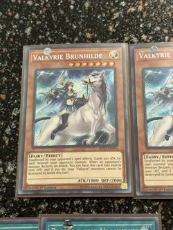 Yugioh 3x Valkyrie Brunhilde SHVA 1st Ed NM/VLP - Image 3