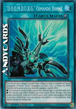 D.O.O.M.D.U.R.G. COMANDO DOOMZ • (Command) • Super R • DOOD IT058 • 1Ed • Yugioh - Image 1
