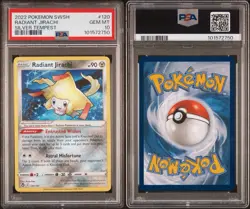 Radiant Jirachi PSA 10 Gem Mint 120/195 - Silver Tempest Pokemon Card Holo Rare - Image 5