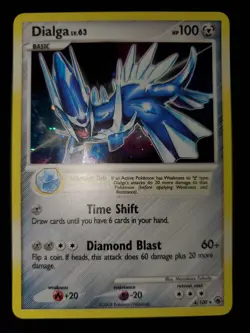 Dialga 4/100 Holo Pokemon TCG DP Majestic Dawn Rare Card NM Near Mint - Image 2