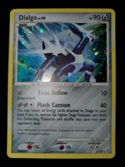 Dialga 1/130 Holo Pokemon TCG Diamond and Pearl Rare Card NM Near Mint - Image 2