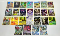 Lot of 25 Full Art Rare Pokemon Trading Cards - Image 1