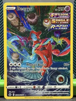 Pokemon Deoxys TCG Full Art Ultra Rare Holo Card GG12/GG70 Crown Zenith NM - Image 1