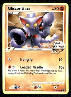 Gliscor Rising Rivals NM, 62/111 Pokemon Card - Image 1