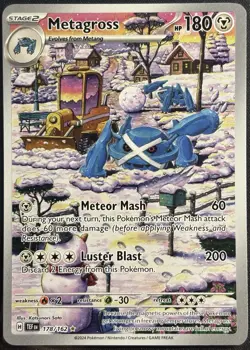 Metagross 178/162 - Illustration Rare Temporal Forces Pokemon TCG 2024 - NM Card - Image 1