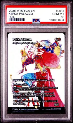 2025 MTG Final Fantasy KEFKA PALAZZO * Through The Ages FOIL #0014 * PSA 10 - Image 1