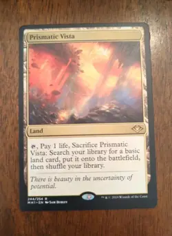 MTG Prismatic Vista Modern Horizons MH1 244 Regular Rare Near Mint - Image 1